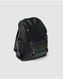 Pretty Brave - CHLOE BACKPACK Black Pebbled