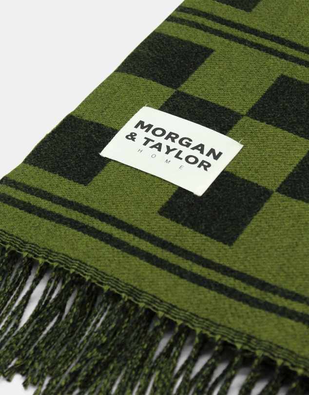 Morgan & Taylor - Haven Throw Blanket in Green