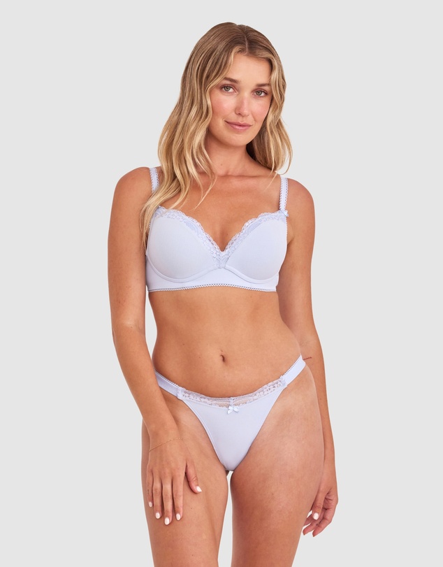 Bras N Things - Freya Push Up Wirefree Bra - Pale Blue