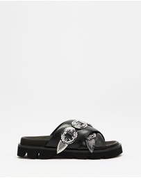 Sol Sana - Concho Footbed Sandals
