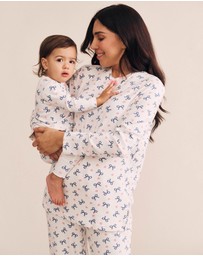 Huxbaby - Hearts And Bows Long Sleeve Pyjama Set - Babies-Kids