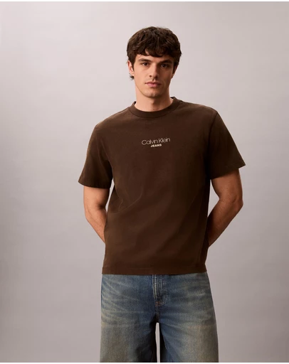 Calvin Klein Jeans - Acid Wash Logo Graphic T-Shirt