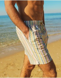 Skwosh - Clinkers Everyday Shorts in Multi Stripe