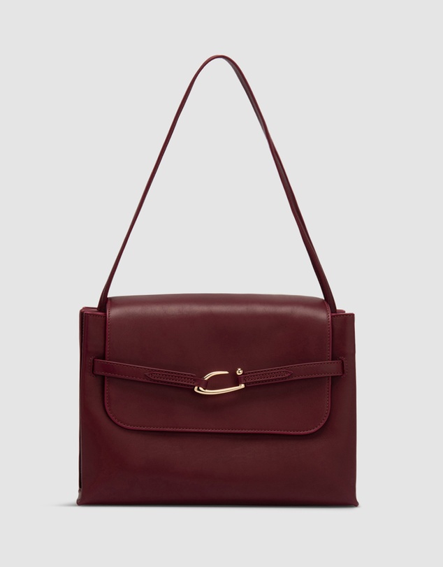 By Far - Cora Sour Cherry Lamb Nappa Leather Bag