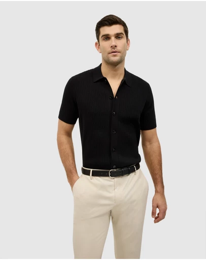 Politix - Textured Button-through Knit