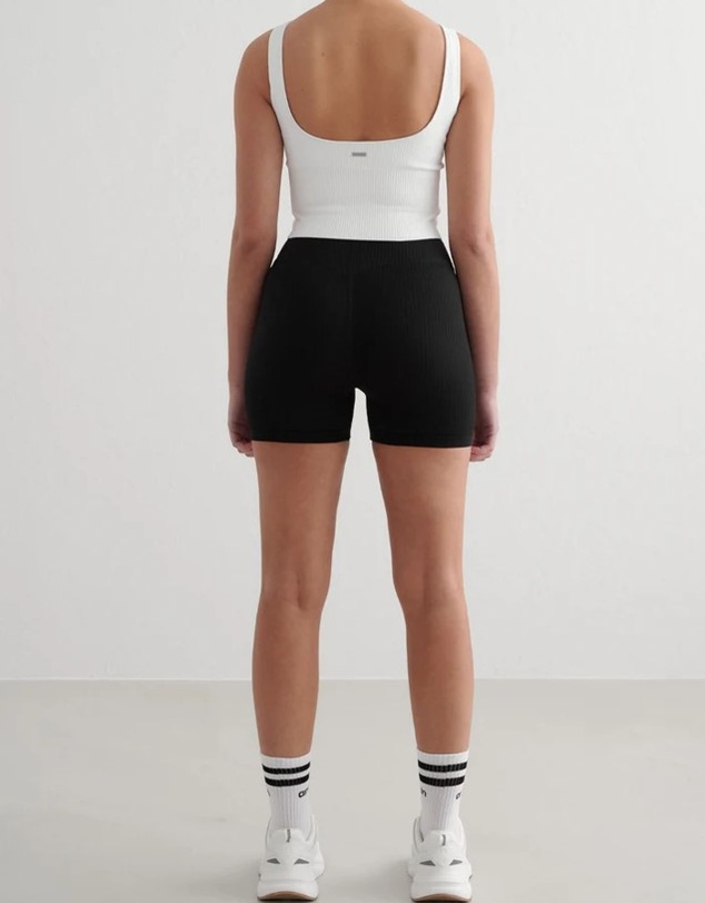 Aim'n - Ribbed Midi Biker Shorts