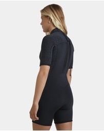 Roxy - Womens 2mm Swell natural Back Zip Springsuit