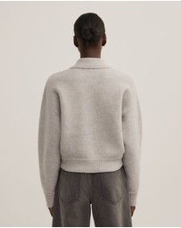 Witchery - Wool Knit Bomber Jacket