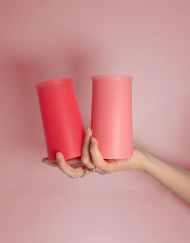 porter green - stegg | silicone unbreakable highball glasses