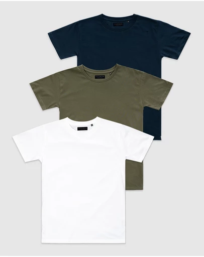 Xander - 3-Pack Blanc Tee