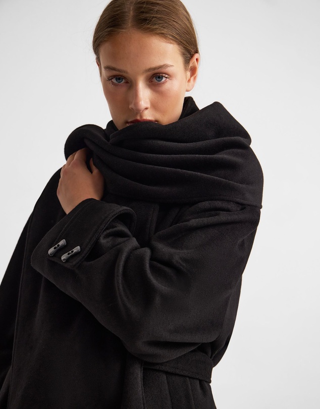 Oxford - Sarina Wool Blend Scarf Jacket