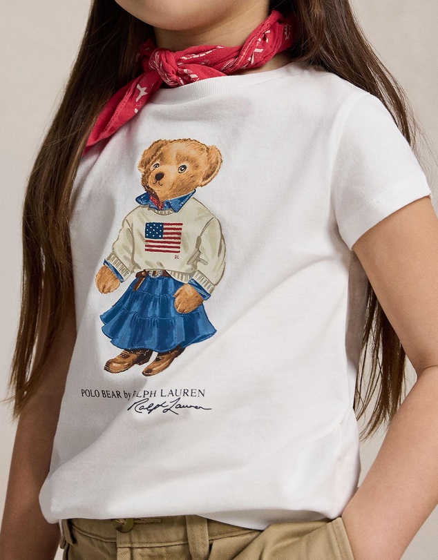 Polo Ralph Lauren - Polo Bear Cotton Jersey Tee - Babies-Kids