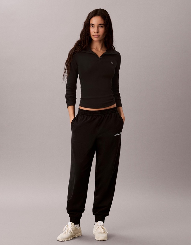Calvin Klein - Logo Cotton Heavy Jersey Joggers