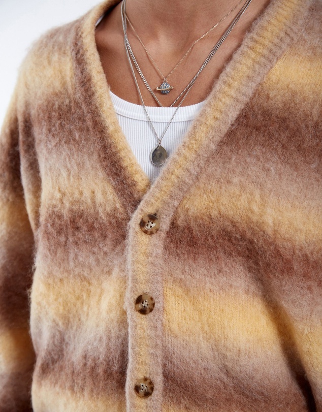 Dr Denim - Tom Cardigan Fade Yellow