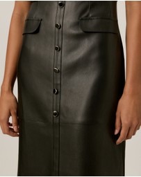 Tussah - Cameron Leather Look Midi Dress