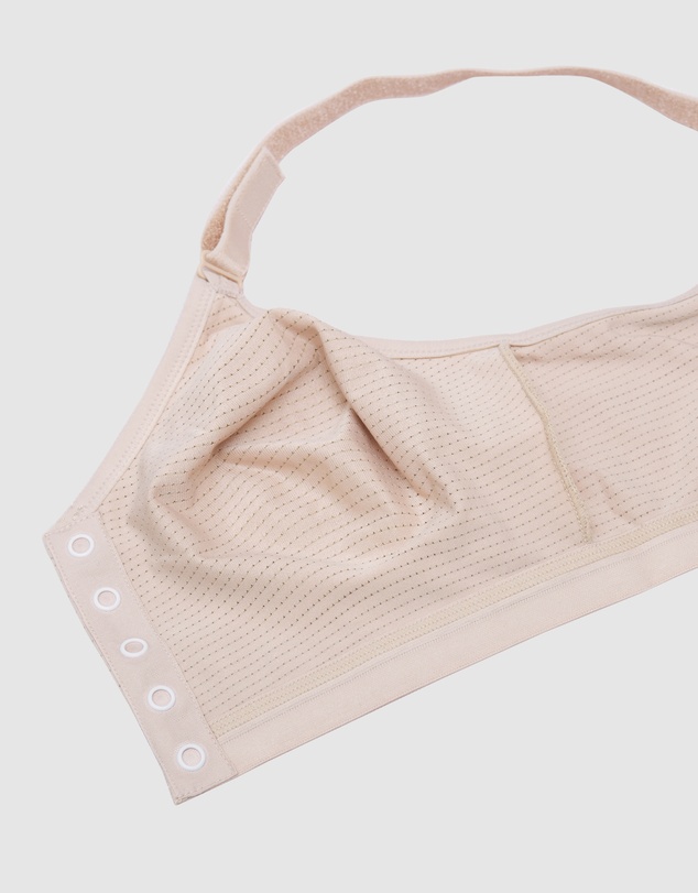 Royce Lingerie - Silver Wirefree Press Stud Front Close Post Surgery Bra