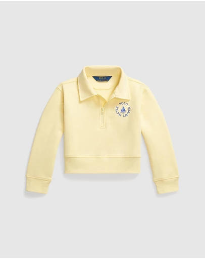 Polo Ralph Lauren - Double-Knit Collared Boxy Sweatshirt - Kids