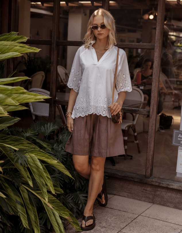 ALEXANDRA - Jolta Blouse White