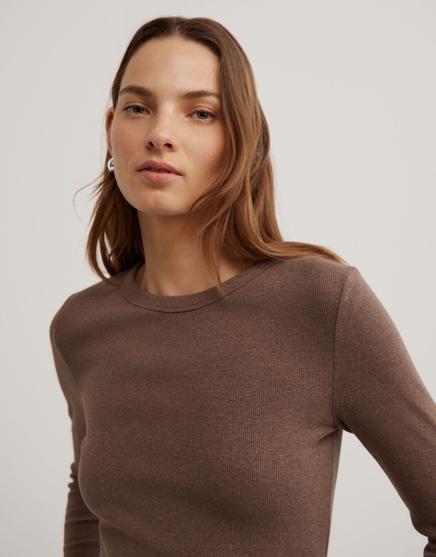 Witchery - Crew Rib Long Sleeve Top