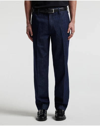 Calibre - Loose Fit Denim Pants Navy