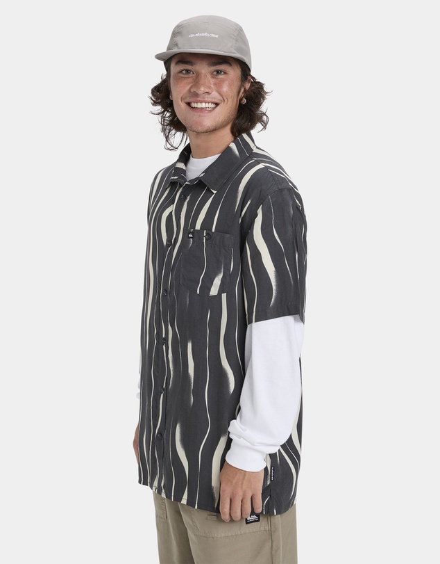 Quiksilver - Mens Safe Paradise Short Sleeve Shirt