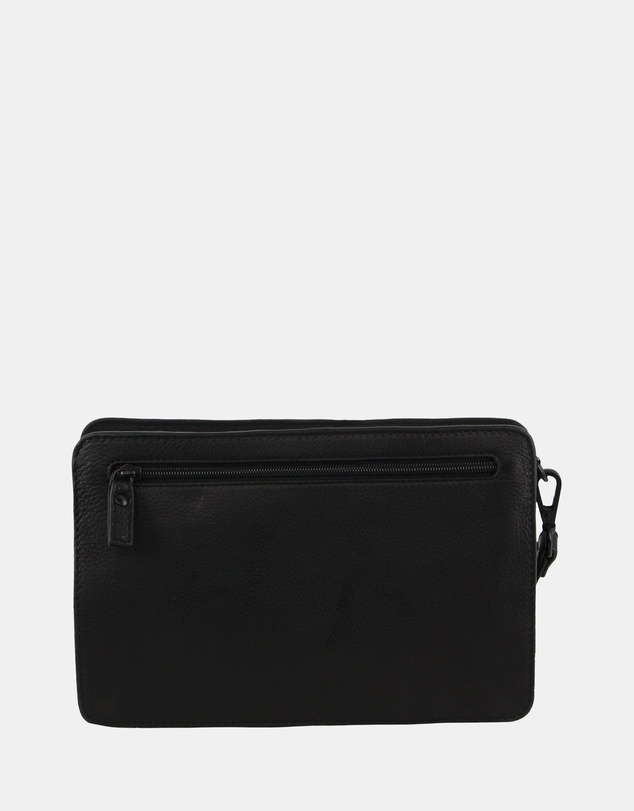 Pierre Cardin - Pierre Cardin Leather Men's Multi Compartment Organiser Bag