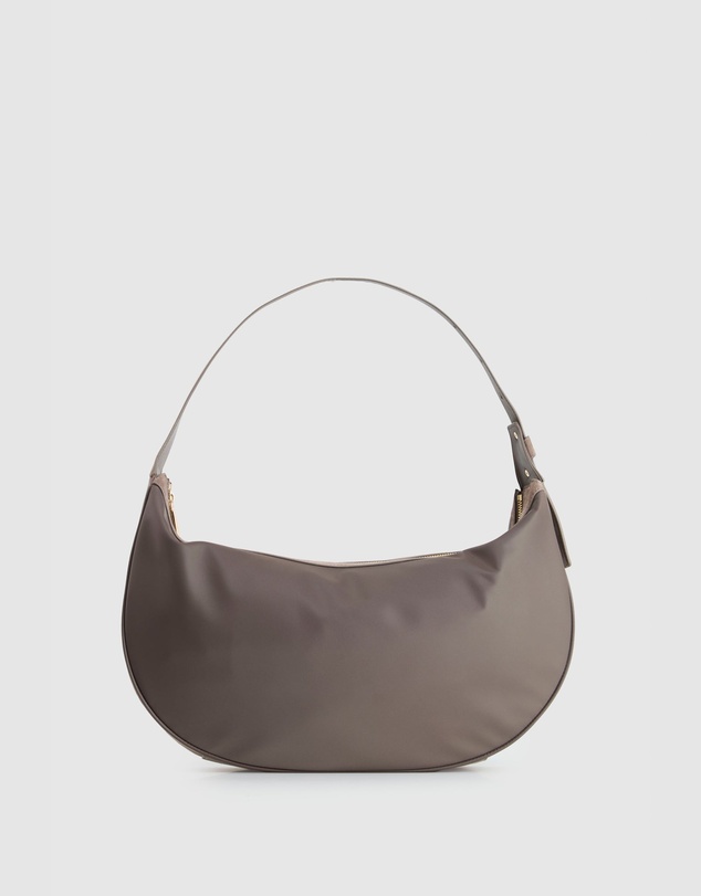 Evity - Noemie Leather Trim Shoulder Bag