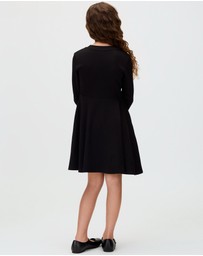 Calvin Klein Jeans - Girls Ribbed Long Sleeve Dress