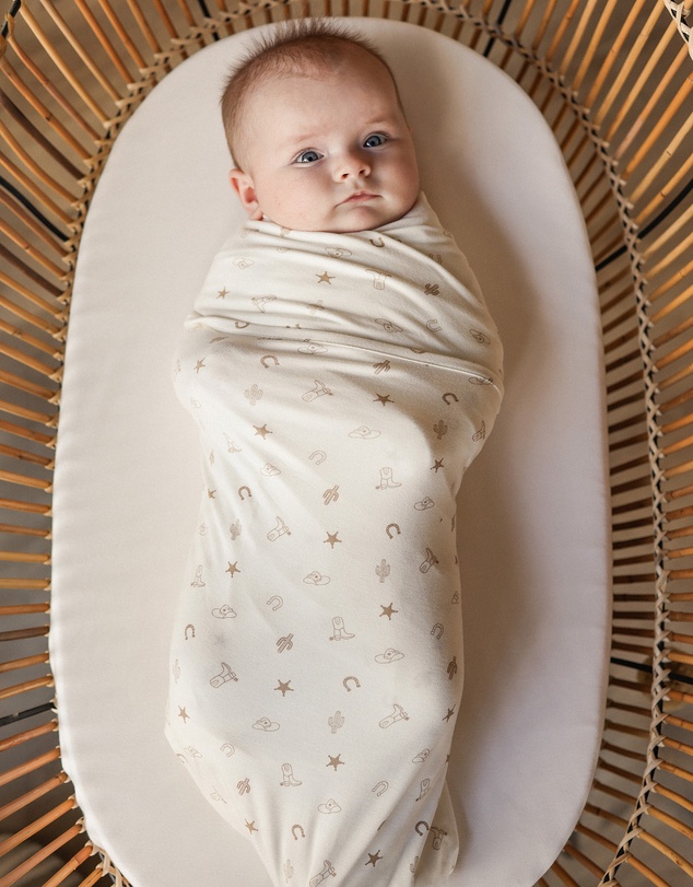Kynd Baby - Large Stretchy Swaddle in Country Pristine