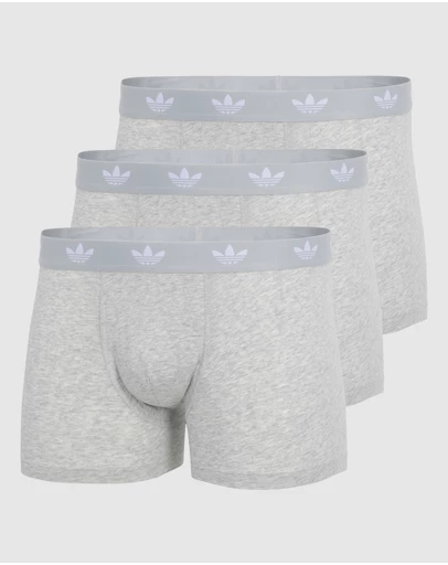 adidas Originals - 3 Pack Comfort Flex Cotton Trunk Underwear