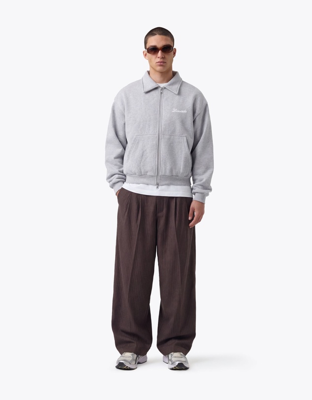 Zanerobe - Fleece Bomber Grey Marle