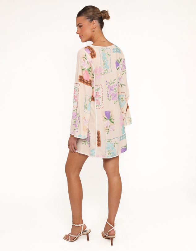 Petal & Pup - Narelle Mini Dress - Lilac Floral