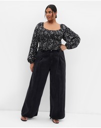 City Chic - Abbie Floral Print Top