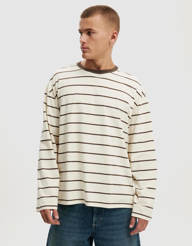 Cotton On - Cropped Fit Long Sleeve T-Shirt
