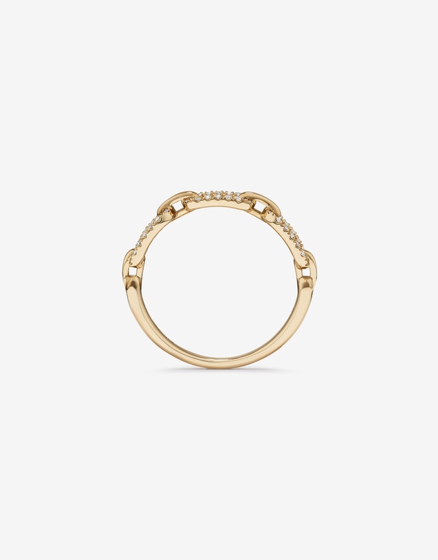 Michael Hill - 0.20 Carat TW Diamond Paperclip Ring in 10kt Yellow Gold