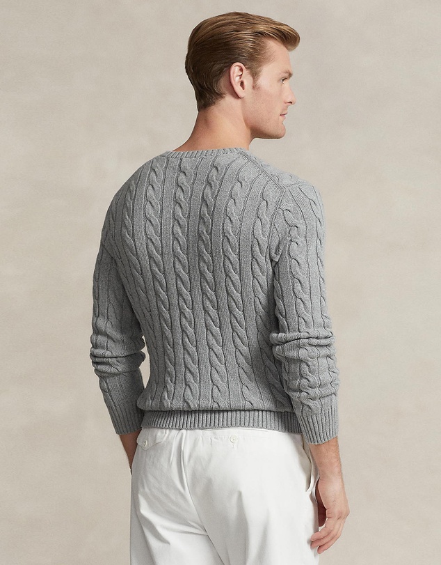 Polo Ralph Lauren - ICONIC EXCLUSIVE - Driver Cable Knit Long Sleeve Sweater