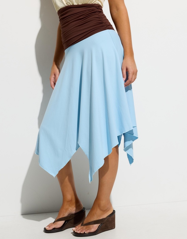 Dazie - Tyrese Halterneck Contrast Midi Dress