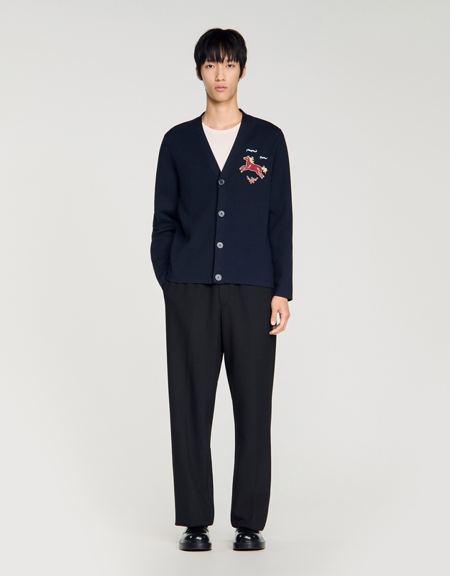 Sandro - Horse Cardigan