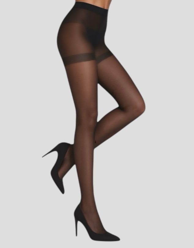 High Heel Jungle - 20 Denier Sheer Support Tights - 2 Pairs