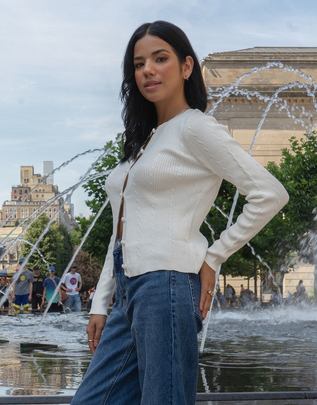 Lydan The Label - Cable Knit Cardigan
