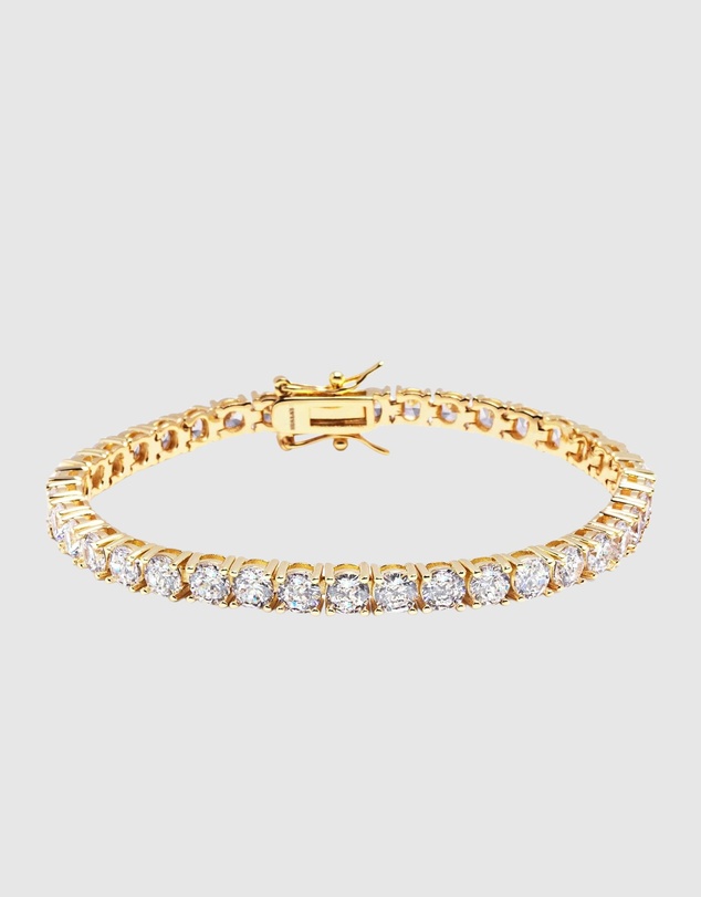 Nialaya Jewellery - Tennis Bracelet in Gold