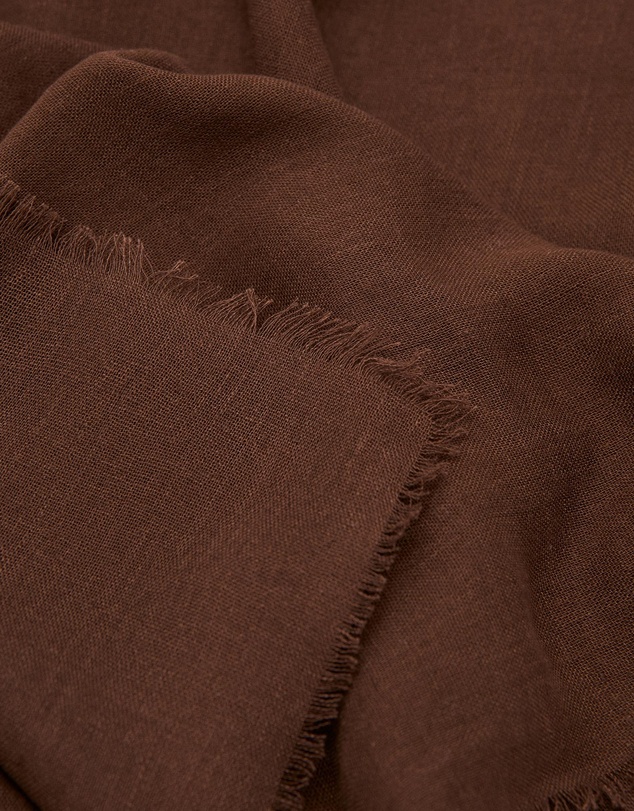 M.N.G - Frayed Edge Linen Scarf
