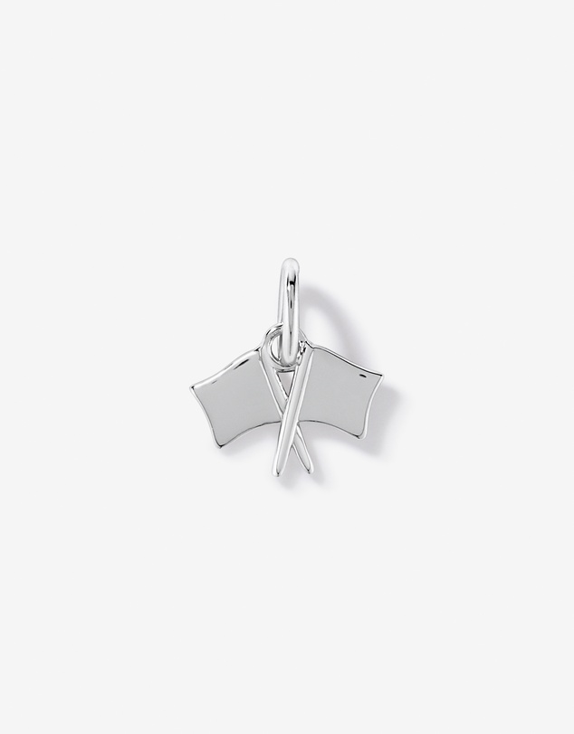 Michael Hill - Racing Flags Pendant in Sterling Silver