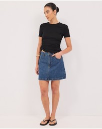 Calli - Cassie Denim Mini Skirt