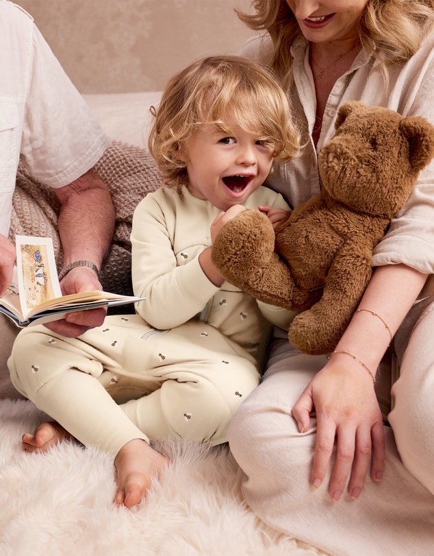 Love to Dream - Sleep Suit 2.5T Quilted Stretch Cotton Bees Oatmeal