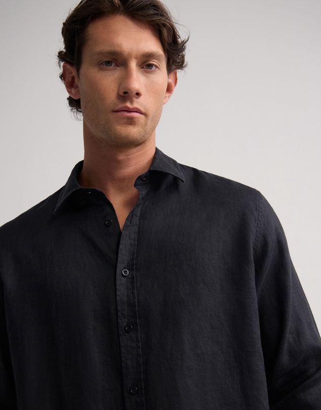 Oxford - Cooper Ls French Linen Shirt