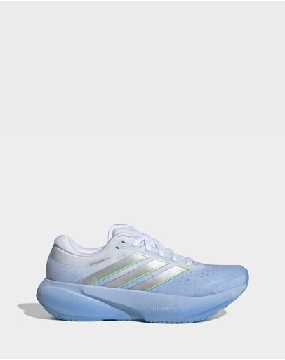Glow Blue, Silver Met & White