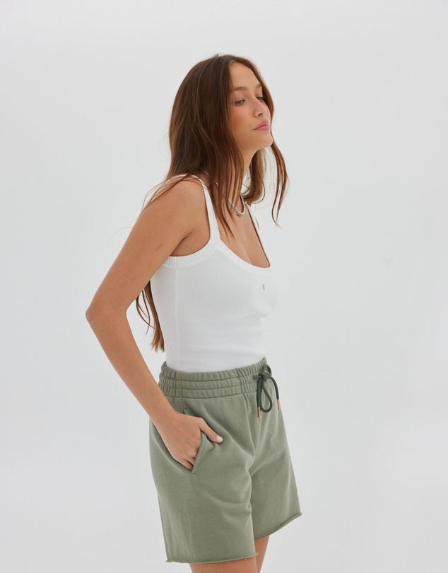 Toast Society - Jersey Raw Hem Short