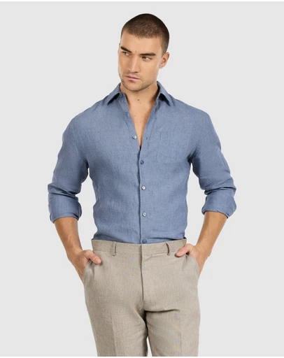 Tarocash - Hamilton Pure Linen Shirt