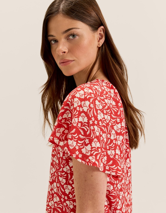 Review - St Lucia Floral Blouse